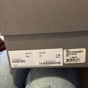 Alexander McQueen white and black sneakers